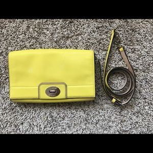 Kate Spade Yellow Crossbody bag - purse